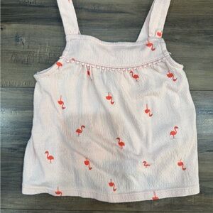 Pink Flamingo Kids Tank Top